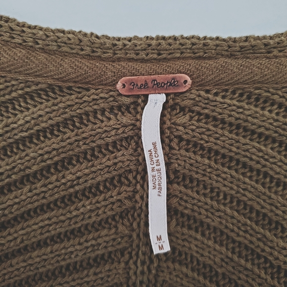 Free People tunic sweater dress ribbed  med - Picture 7 of 7